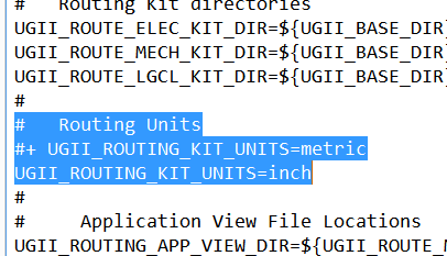 default units