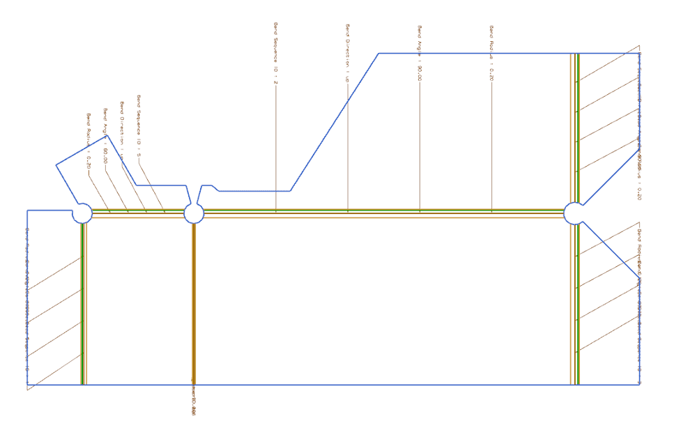 Flat Pattern View of a Component Flat Pattern View of a Component