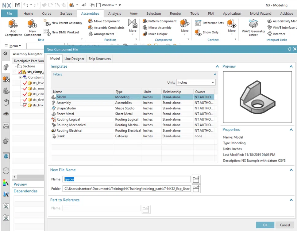 Using WAVE Geometry Linker Swoosh Technologies