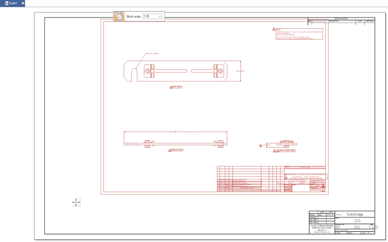 Your DWG file has now been inserted into the CAD sheet